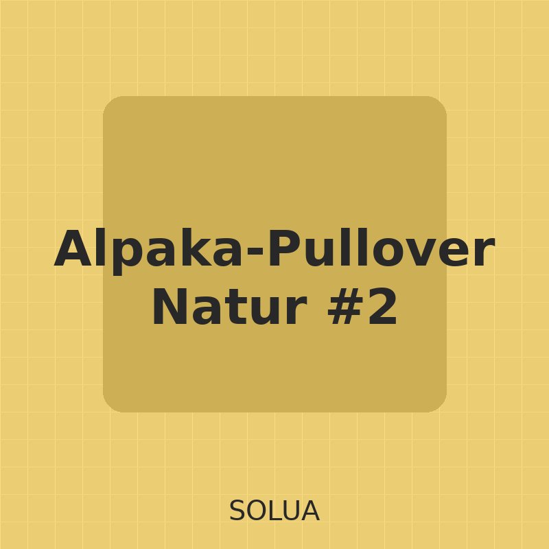 Alpaka-Pullover Natur - Ansicht 2