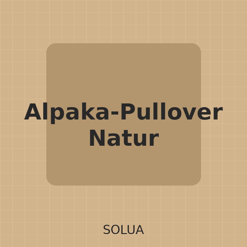 Alpaka-Pullover Natur
