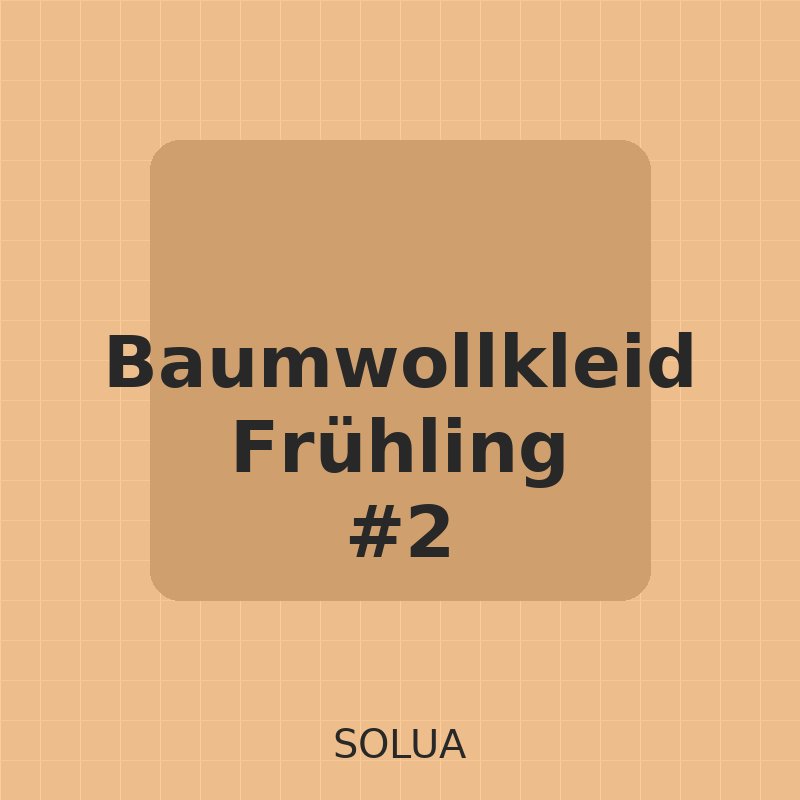 Baumwollkleid Frühling - Ansicht 2