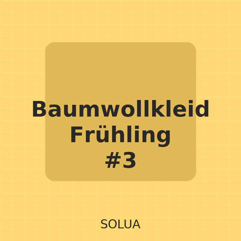 Baumwollkleid Frühling - Ansicht 3