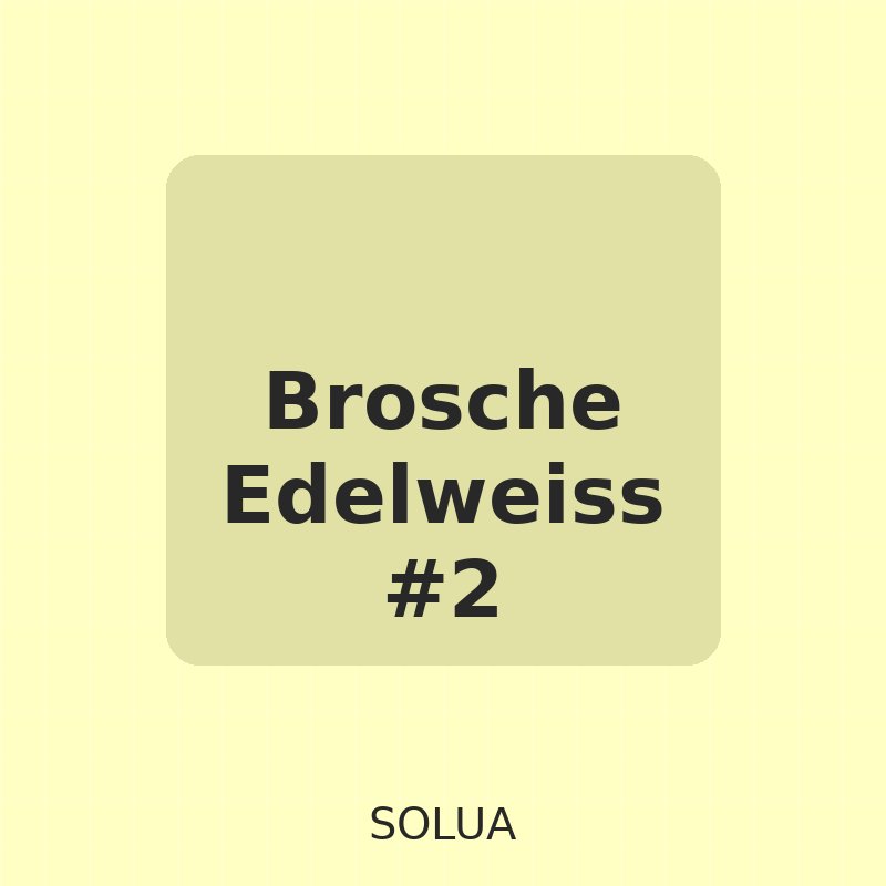 Brosche Edelweiss - Ansicht 2