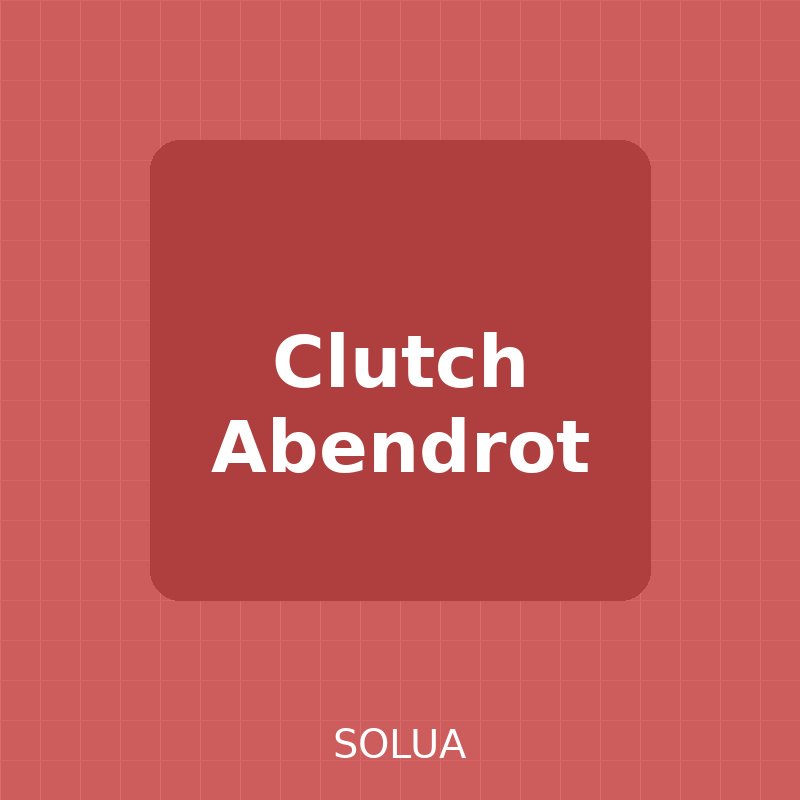 Clutch Abendrot