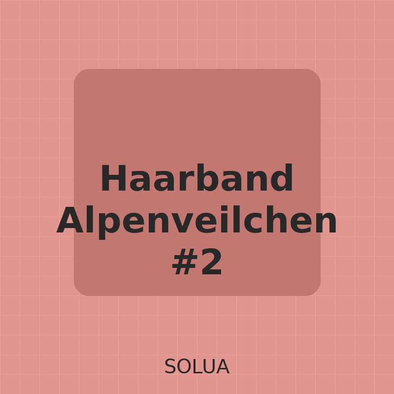 Haarband Alpenveilchen - Ansicht 2