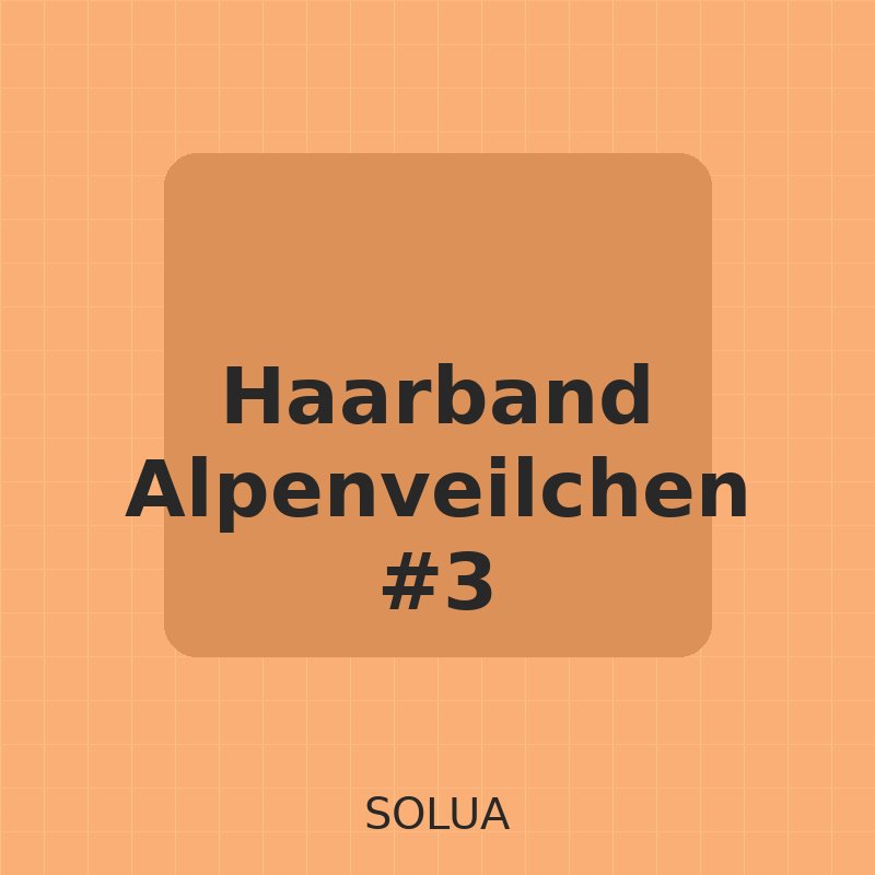 Haarband Alpenveilchen - Ansicht 3
