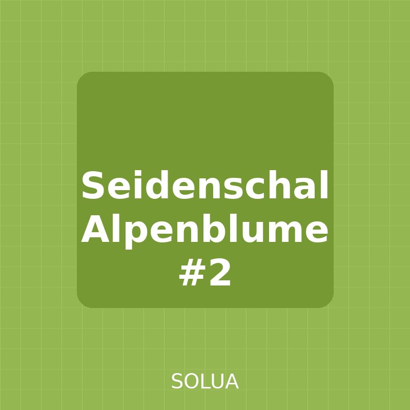 Seidenschal Alpenblume - Ansicht 2