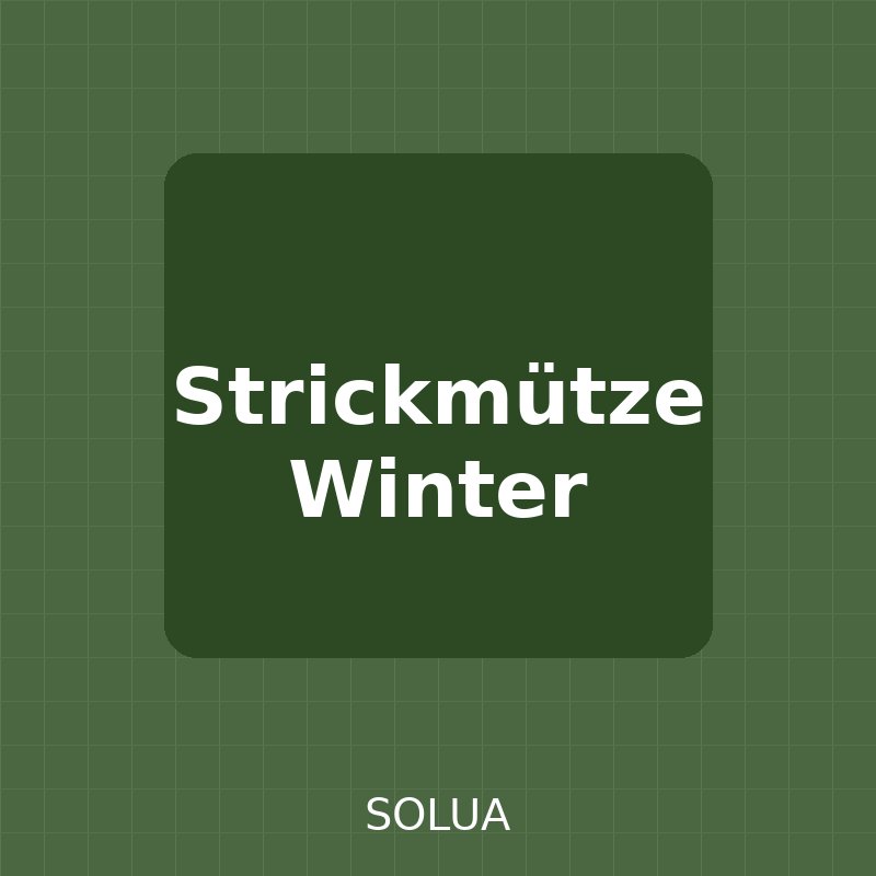 Strickmütze Winter