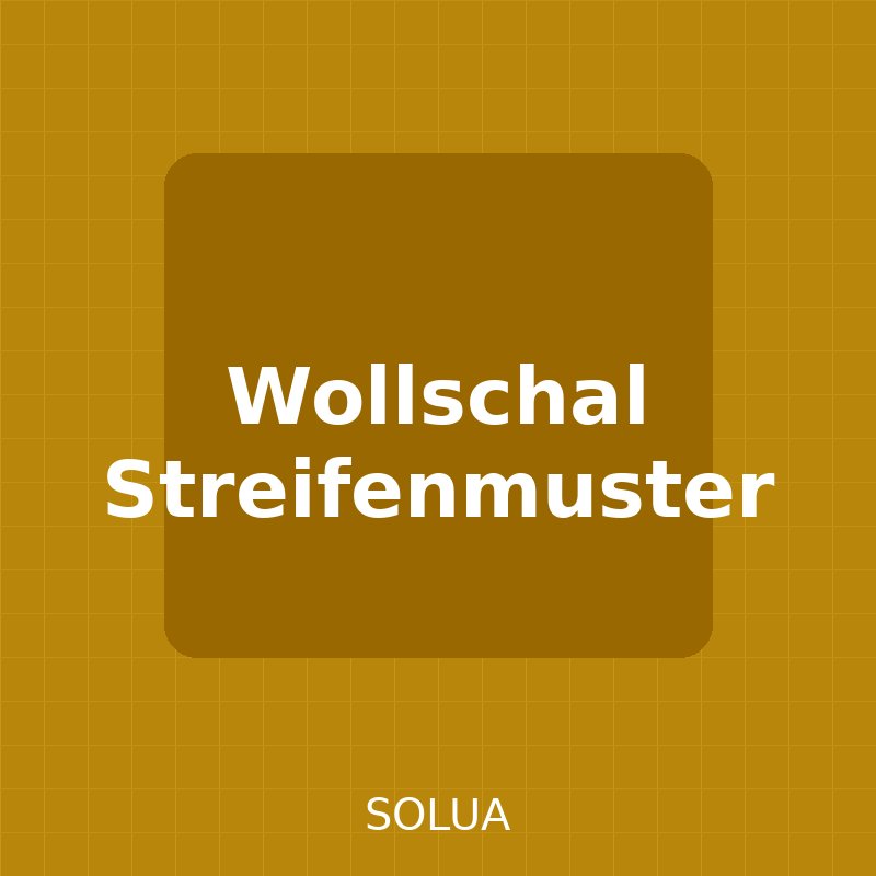 Wollschal Streifenmuster